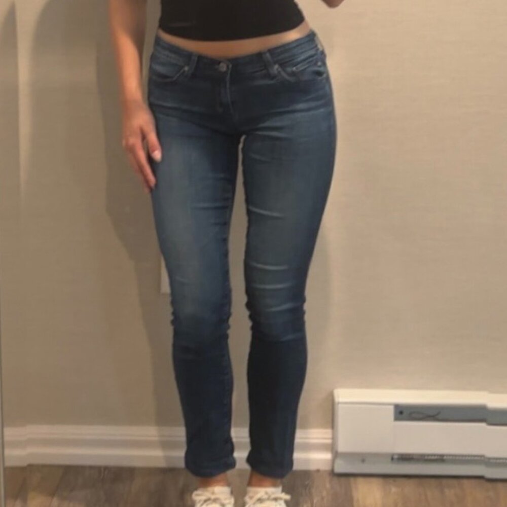 AG Size 25 Slim Straight Dark Wash Jeans